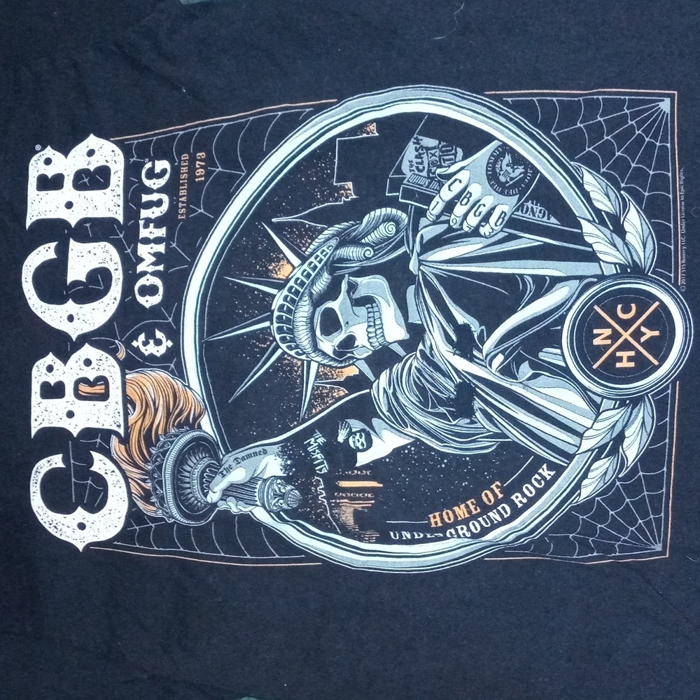 American Classics - CBGB & OMFUG Tee-Shirt - Small - 100% Cotton